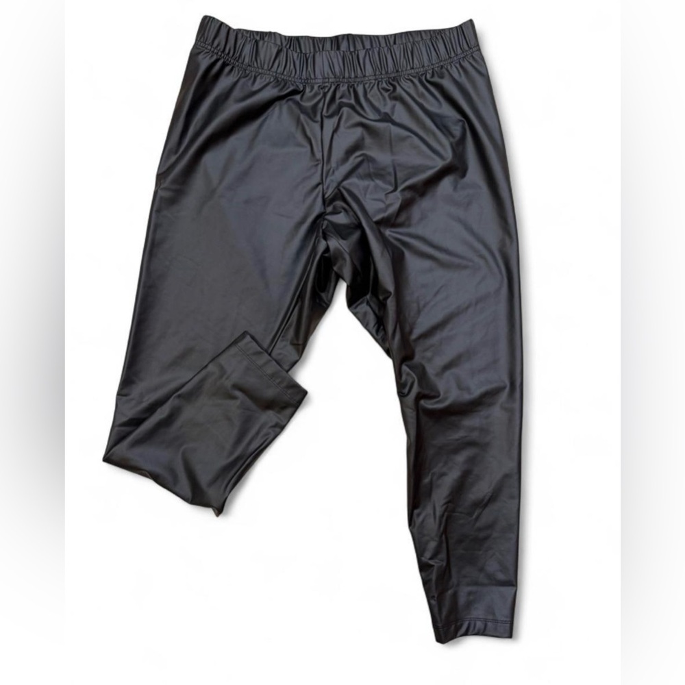 Old Navy Black Faux Leather leggings